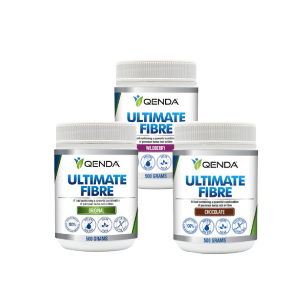 Buy 3 tubs of Qenda Ultimate Fibre for a 15% saving!
Qenda Ultimate Fibre is a food containing a powerful combination of premium herbs rich in fibre.
Qenda Ultimate Fibre is also a good source of iron. One serve exceeds 50% of the Recommended Daily Intake for Dietary Iron.