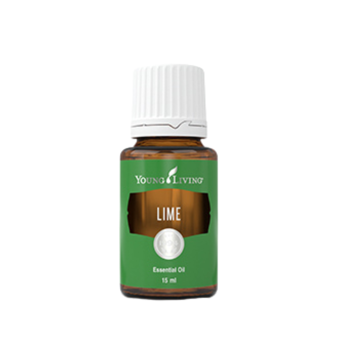 Young Living Lime Essential Oil 15ml – 100% pure citrus essential oil with fresh, uplifting lime aroma for aromatherapy, cleaning blends and natural skincare.