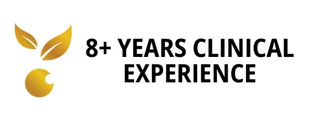 8+ years clinical experience badge – Renew Health Co.