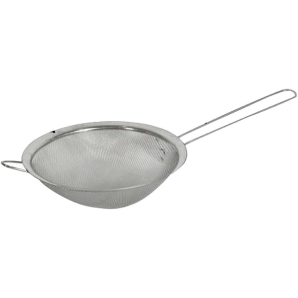 Cassia Deluxe Stainless Steel Strainer – fine mesh, wide diameter detox strainer used in Renew Health Co. Liver & Gallbladder Purge to capture gallstones and sludge.