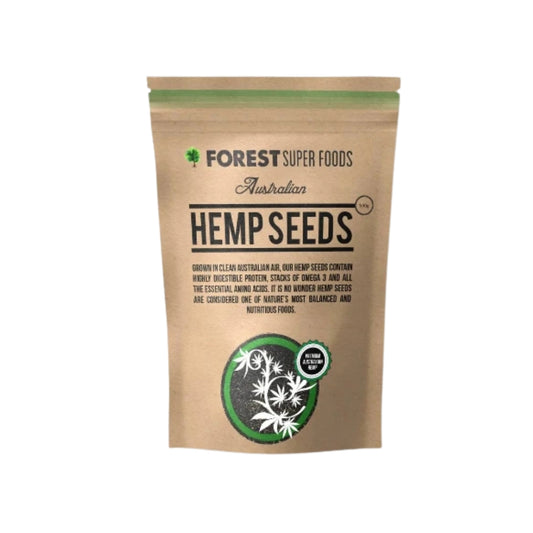 Forest Super Foods Hemp Seeds are 100% natural, raw, and rich in essential nutrients. They’re a complete plant-based protein, loaded with omega-3 and omega-6 fatty acids, vitamins, and minerals to support heart health, brain function, and overall vitality. With a mild, nutty flavour, they’re the perfect addition to smoothies, salads, yoghurt, and baking.