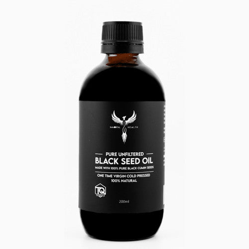 Unlock the ancient secret to vitality with Immortal Health’s Pure Unfiltered Black Seed Oil. Revered for centuries, Black Seed Oil (Nigella sativa) is a natural elixir known to support immunity, vitality, skin, hair, and overall well-being.