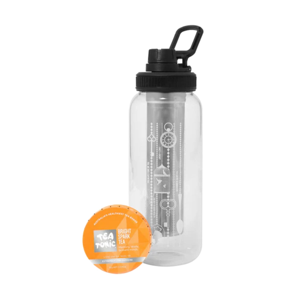 TEA TONIC Glass Tea Bottle + Bright Spark Loose Leaf Tea – Renew Health Co.