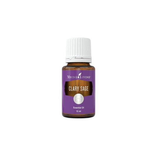 Young Living Clary Sage Essential Oil 15ml bottle – pure Salvia sclarea oil for aromatherapy, balance, hormonal and emotional wellness.