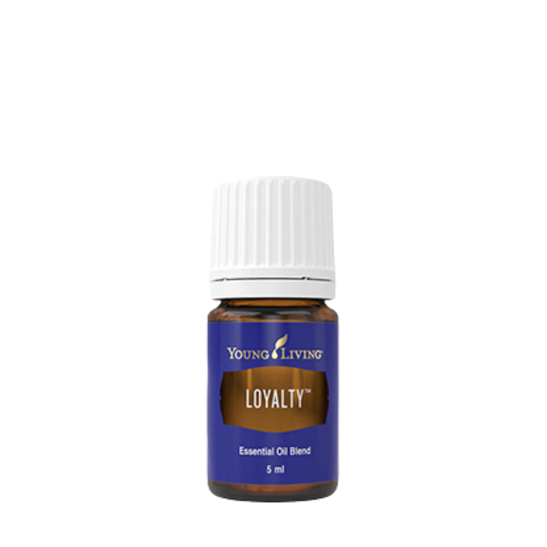 Young Living Loyalty Essential Oil 5ml - aromatic floral-woody blend for grounding, meditation, relaxation and emotional balance.
