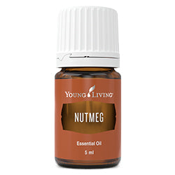 Nutmeg comes from an evergreen tree that’s indigenous to Indonesia, and has a warm, spicy aroma that is energising and uplifting. Nutmeg blends well with other oils such as Orange, Clary Sage, any Eucalyptus, and Ginger.

Steam distilled from the fruit and seeds of the tree, Nutmeg essential oil has a sweet and distinctly spicy taste, making it both a powerful and versatile essential oil. It is particularly good to enhance the flavour of roast vegetables. 
