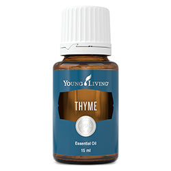 Thyme essential oil is the concentrated distillation of Thyme, a classic and beloved kitchen herb. Thyme essential oil can be used in place of the dried spice in your favourite dishes and is always easy to keep on hand.

Thyme is a key ingredient in Ortho Ease massage oil and is great for use after exercise. It is also believed to bring a sense of purpose when used aromatically. The benefits of Thyme oil make it an essential ingredient in the Longevity™ essential oil blend and Inner Defense®.